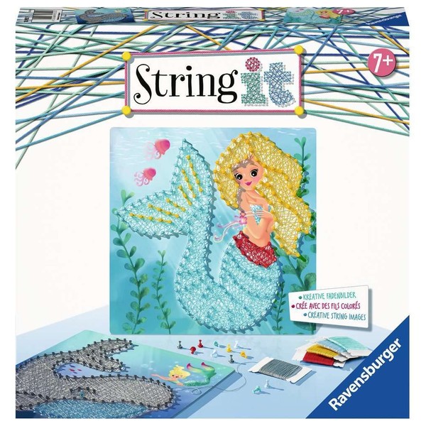 Ravensburger - String It Midi Oceano & Sirena Chiodini per Bambini 7+, 18092 9