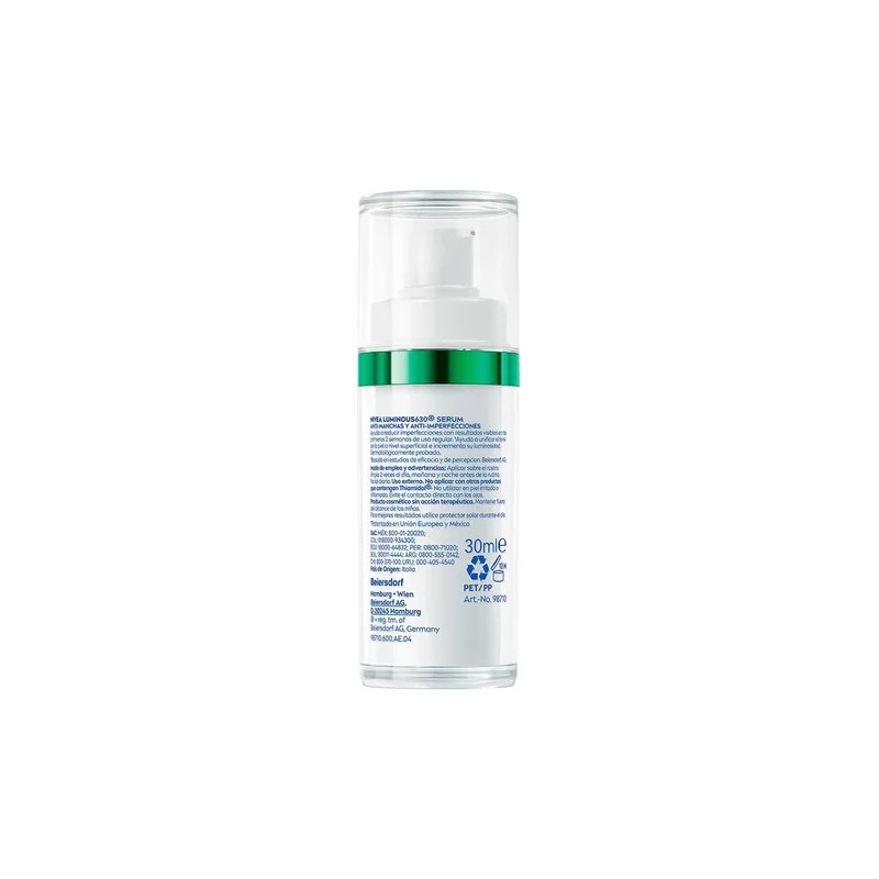 Nivea Luminous 630 Sérum Facial Anti-Manchas e Imperfecciones, 30 ml