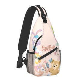 Duffy Linabel Crossbody Bag, Shoulder Bag, Large Capacity, Waterproof, Lightweight, Body Bag, One Shoulder Bag, For Sports, Outdoors, Cycling, Casual, Travel, Waist Bag, Crossbody Bag, Sports Bag, Leisure Bag, Men's, Thickness 3.5 x Width 7.5 x Height 15.4 inches (9 x 19 x 39 cm)