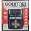 Gourmia 6-qt. Window Air Fryer - 12 One-Touch Cooking. Black
