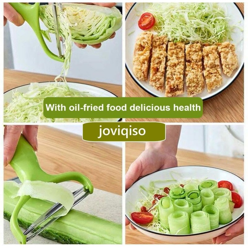 joviqiso Cooking Tools Wide Mouth Peeler Vegetables Fruit Stainless Steel