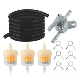 CARBBIA 139QMB 157QMJ Gas Fuel Line Hose Clamps Fuel Filters for 50cc 70cc 90cc 110cc 125cc 150cc ATV Four Wheeler Dirt Pit Bike