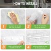 Uamector Shower Shelf, No Drilling, Rustproof, Bathroom Shelf, Shampoo Holder