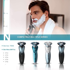 SH70/52 Replacement Head for Phillips Series 7000; S7370, S7371 & S7720 Electric Shavers,6-Pack (6-Pack)