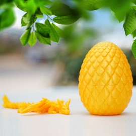 LUMIN TUTU 3D Printed Dragon Egg, Moving Dragon Egg with Dragon, Mysterious Dragon Toy, Gift Idea for Children, Birthdays, Easter and Surprise Gifts (Gold)