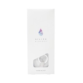 Silica Mineral™ Foaming Net, Made in Japan, 4-Layer Construction, Triangular Cross-Section Thread, Fluffy Foam, Creamy Foam, Dense Foam, Face Wash, Elastic Foam, Ring Included, Ribbon Included
