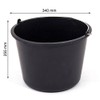 3x 16 ltr building bucket with metal handle, 7 sizes