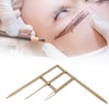 Eyebrow Ruler, Eyebrow Positioning Measurement Microblading Tattoo Eyebrow Ruler Golden