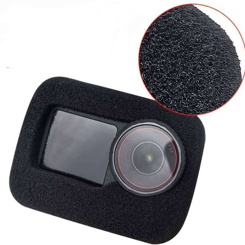 Sports Camera Wind Hood for Dji Action5Pro/4/3 Noise Canceling Sponge