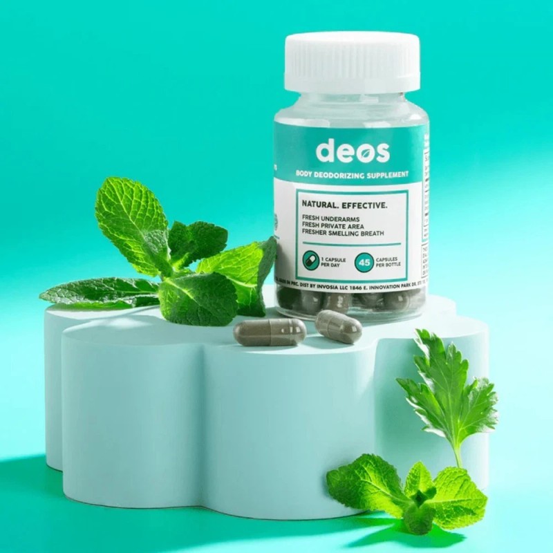 DEOS 3PACK DEOS Internal Deodorant Supplement – Full Body Deodorizer
