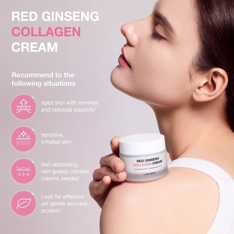 Donginbi LAB 1899 Red Ginseng Collagen Cream - Vegan Firming