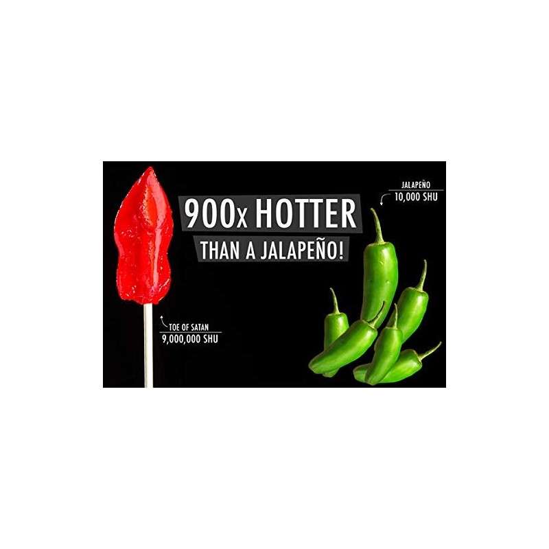 Flamethrower Candy Co Toe of Satan Lollipop Two Pack Caroline