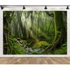 CORFOTO 2.1x1.5m Tropical Jungle Forest Backdrop Jungle Forest Photography Backdrop