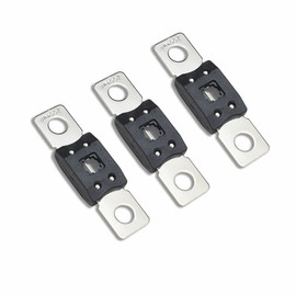Kofelec Mega High Current Fuse, ANM 200A Amp, up to 58V DC, Use for Cars Trucks Buses or Audio Systems, Pack of 3 (200A)
