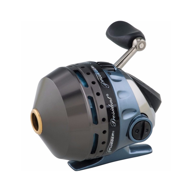 Pflueger President Spincast Reel, Size 10 Fishing Reel, Right/Left Handle