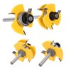 Yougfin 2PCS Tongue and Groove Set , 1/4" Shank Router