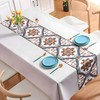 AGSYFFD tablecloth wipeable tablecloth rectangular household waterproof tablecloth 140x200 cm,plastic
