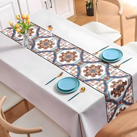 AGSYFFD tablecloth wipeable tablecloth rectangular household waterproof tablecloth 140x200 cm,plastic table protector for kitchen, beige colour