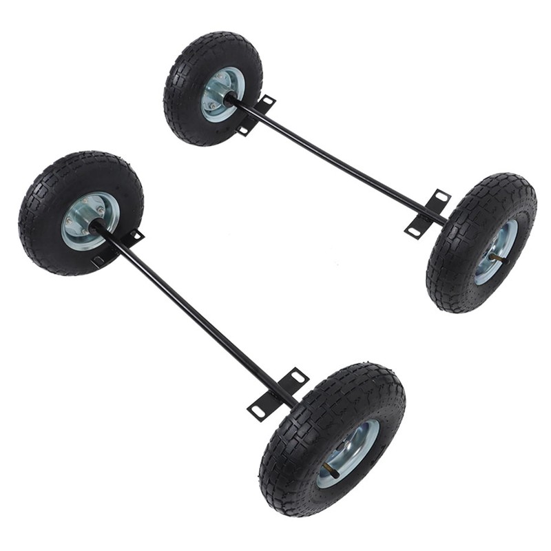 kimllier Black Inflatable All Terrain Generator Wheel Kit Replacement for