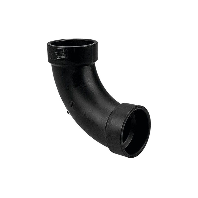 NIBCO Fig No 5807-LT, 4 in. ABS DWV Hub 90