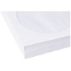 Verbatim CD Sleeves - 50 Pack (white sleeve with window)