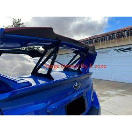 SDeelCase 1 Pc Gloss Black Stabilizer Support For 15-21 Subaru WRX STI OEM Spoiler Wing