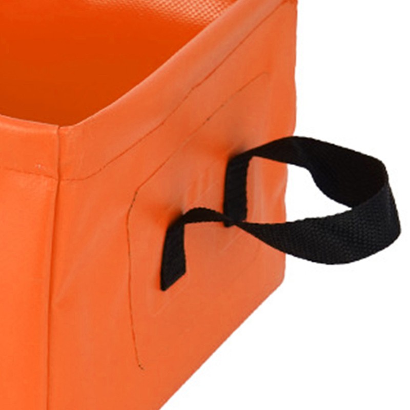 Collapsible Basin Leakage Proof Portable Folding Camping Bucket for Travel