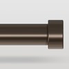 VOIIY Bronze Curtain Rods for Windows 48 to 84 Inch(4-7