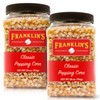 Franklin's Gourmet Popcorn Classic Unpopped Popcorn Kernels, 2 Pack of