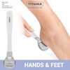 TITANIA Callus slicer with a replacement blade, callus remover with