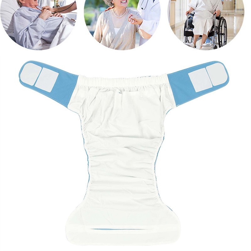 Waterproof Washable Reusable Adult Elderly Cloth Diapers Pocket Nappies