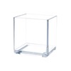 Royal Imports Clear Acrylic Flower Vase Cube – 4"x4" Plastic