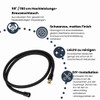 YOSSEE 1.5M Smooth PVC Shower Hose and Head Bundle with