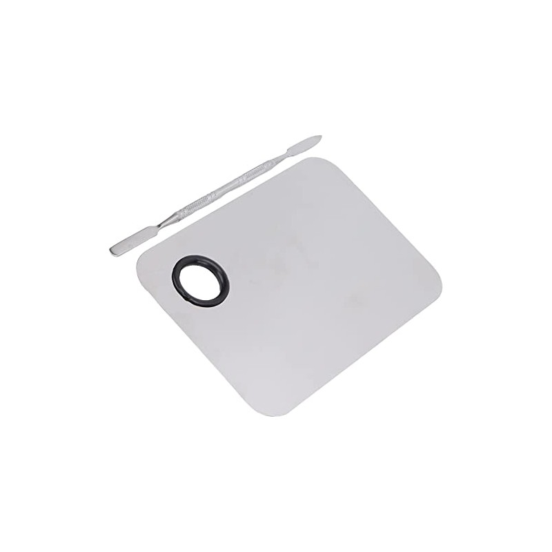 Generic Paleta de Mezcla de Maquillaje Cosmético Profesional de Acero