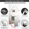 Rain Shower System 12 Inches Shower Head with Handheld Combo