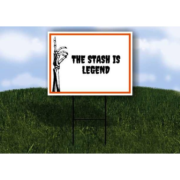 THE STASH IS LEGEND Halloween Skeleton UP ARROW 1 Single