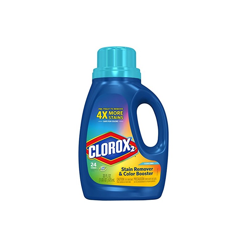Clorox 2 Laundry Stain Remover and Color Booster, Clean Linen,
