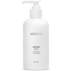 MD’s Pick Barista Hand Cream Unscented 250g 1 unit / 엠디스픽 바리스타 핸드크림 무향 250g 1개