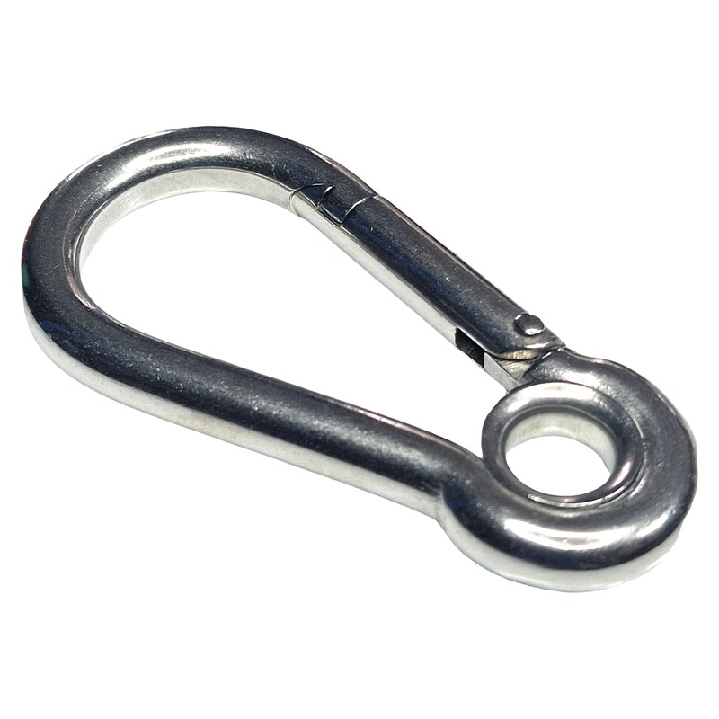 Spring Snap Eyelet Hook 316 Marine Stainless Steel Climbing Locking