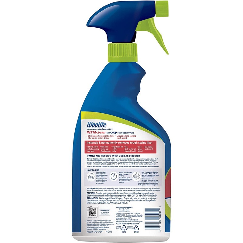 Woolite INSTAclean Oxy Carpet Cleaner 22 oz. Liquid
