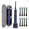 Toolzia Sonic Electric Toothbrush - Rechargeable with 8 Brush Heads