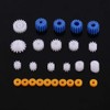 26pcs Plastic Spindle Gears Sleeve Kit 2MM/2.3MM/3MM/3.17MM/4MM for DIY Cars