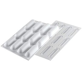 Silikomart Fingers30 Silicone Mold with 12 Cavities, Each 3.14 Inch x 0.86 Inch x 0.86 Inch High