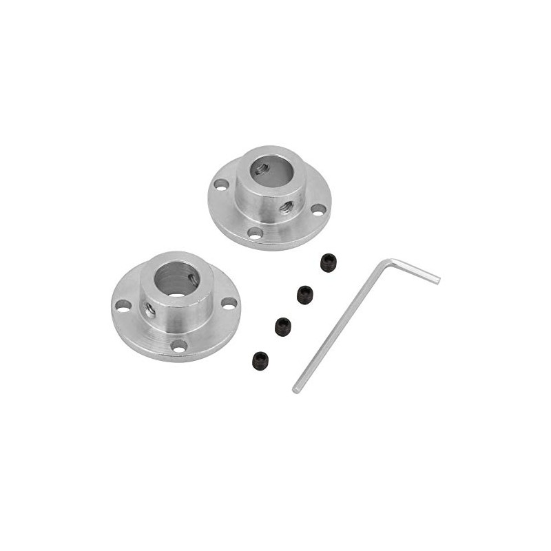 2 Pieces M4 Rigid Flange Coupling Motor Shaft Coupling Plug
