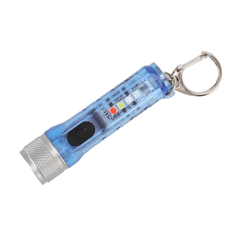 Keychain Flashlight Long Range Super Bright LED Flashlight USB Rechargeable
