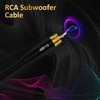 Subwoofer Cable RCA to RCA Audio Cable 6FT, Digital Coaxial