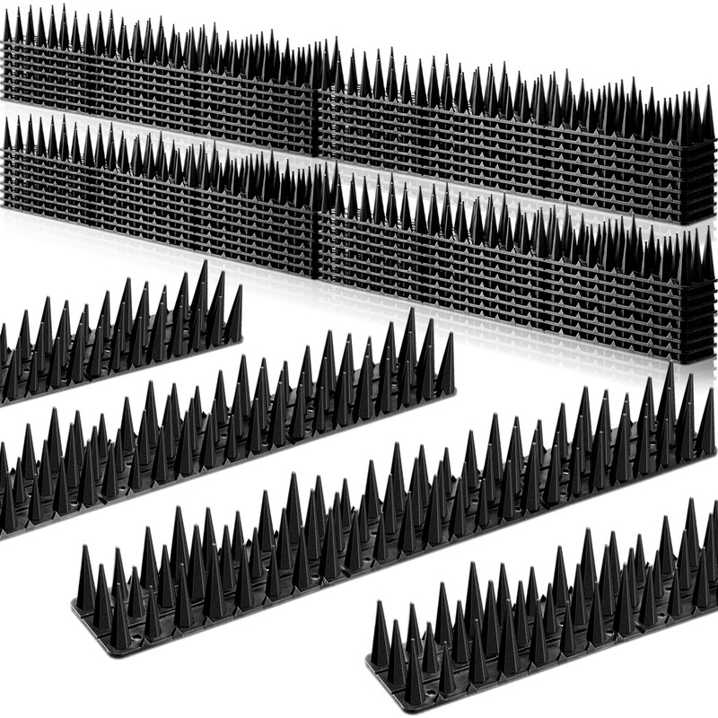 Geetery 40 Pack Bird Spikes for Outside Squirrel Pigeon Spikes