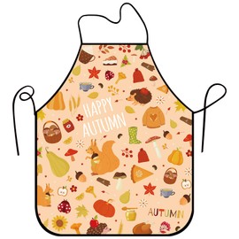 Bonieset Funny Seasonal Holiday Apron, Adjustable Kitchen Cooking Apron for Women Men Grill BBQ Baking Gardening
