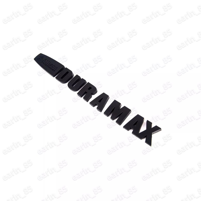 GM 1x Matte Black Allison Transmission Duramax Hood Emblem Badge