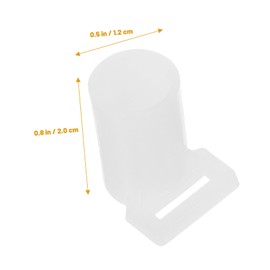 Outanaya 4Pcs Mosquito Net Rod Foot Covers Reusable Sleeve Protectors for Easy Installation Fits Mosquito Netting Lightweight and Durable Design